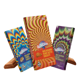 Aurora Mushroom Chocolate Bars